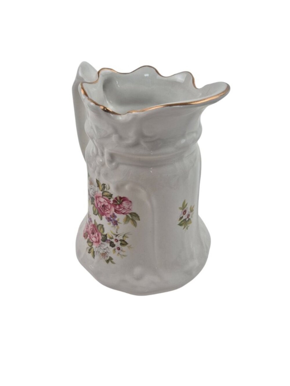 Old Foley James Kent Pitcher Harmony Rose Staffordshire Vintage Ceramic Floral - Picture 5 of 11